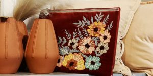 Boho Samt Laptop Hülle von Madam Stolz