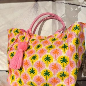 Sommer Shopper 'Orange Palm' von Soul Kathrine