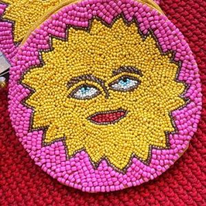 'Sun' Perlenbesetzte Pouch von Soul Kathrine